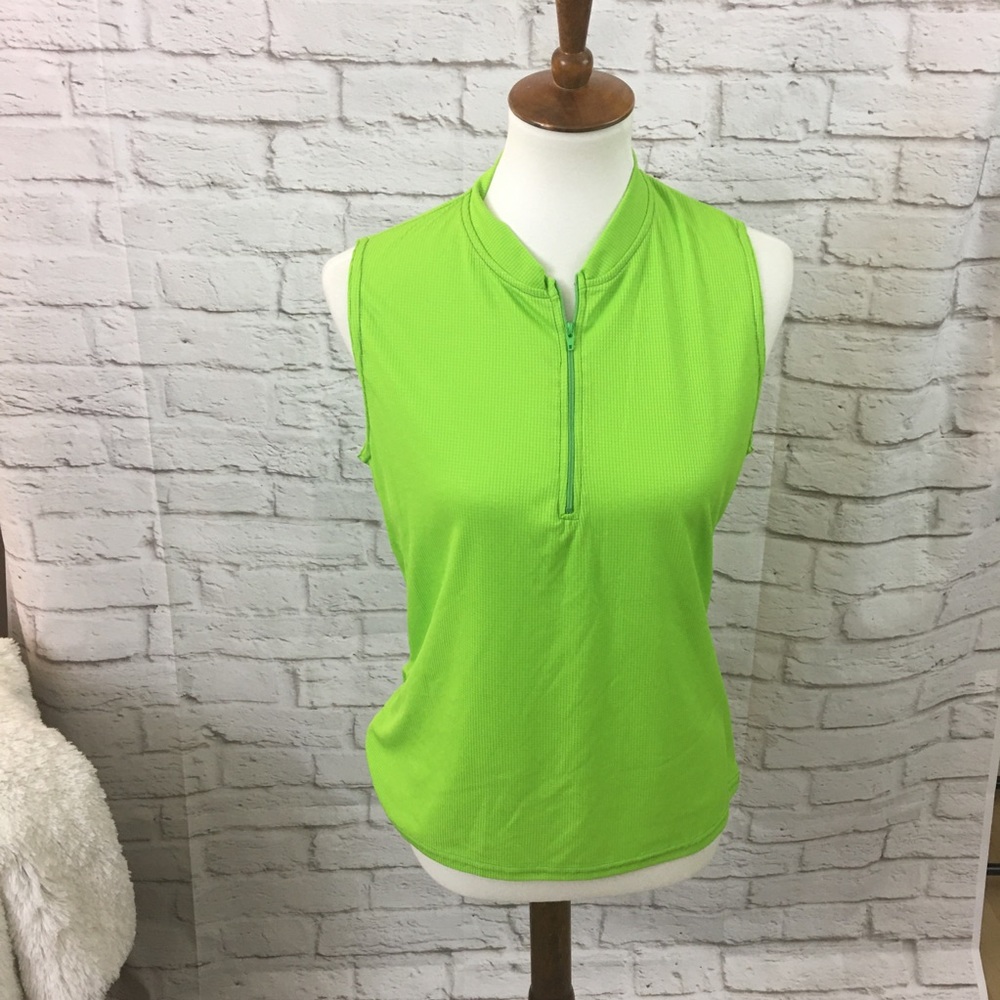 Canari Bicycling Shirt Lime Green Sz Large L